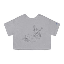 Load image into Gallery viewer, Brick Flowers Cropped Tee
